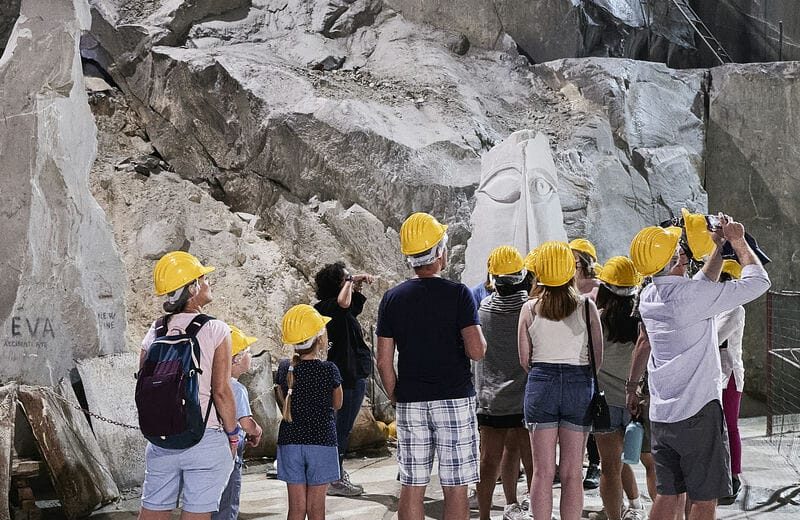 Marble quarries Carrara shared tour